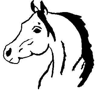 Arabian horse clip art