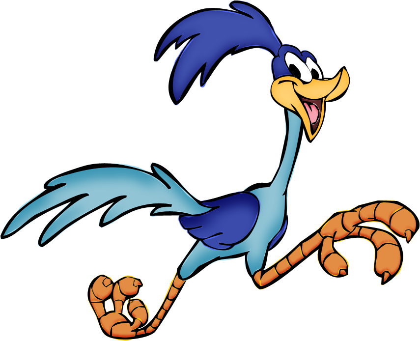 Road runner clipart