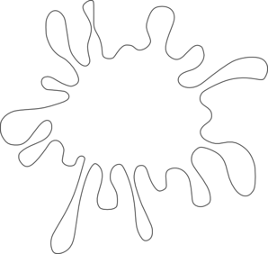 White Splat Clip Art - vector clip art online ...