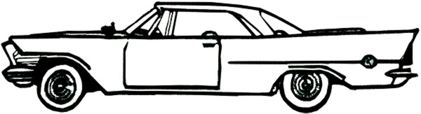 Grand Slam Designs Embroidery Design: Classic Car Outline 1.09 ...