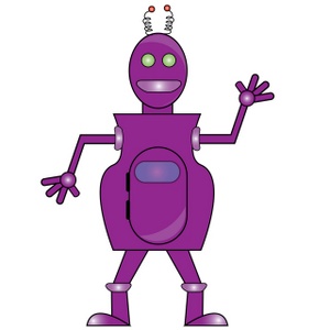 Cartoon robot