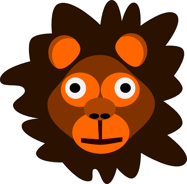 Lion Face Cartoon