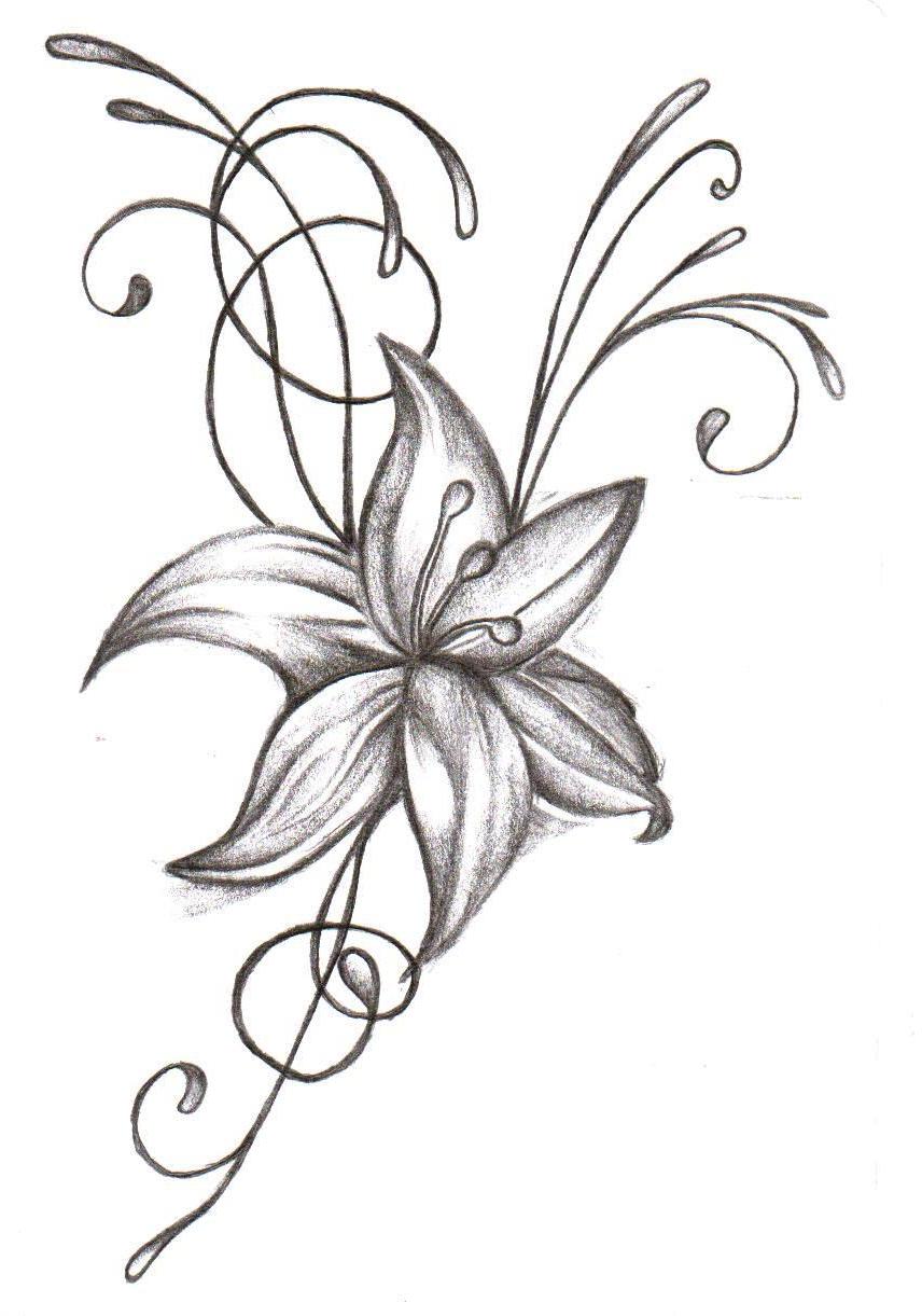 Pictures Of Tattoo Flowers