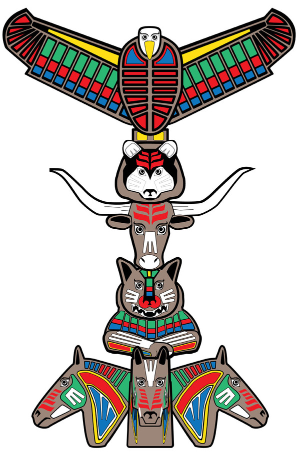 Totem Pole Clipart | Free Download Clip Art | Free Clip Art | on ...