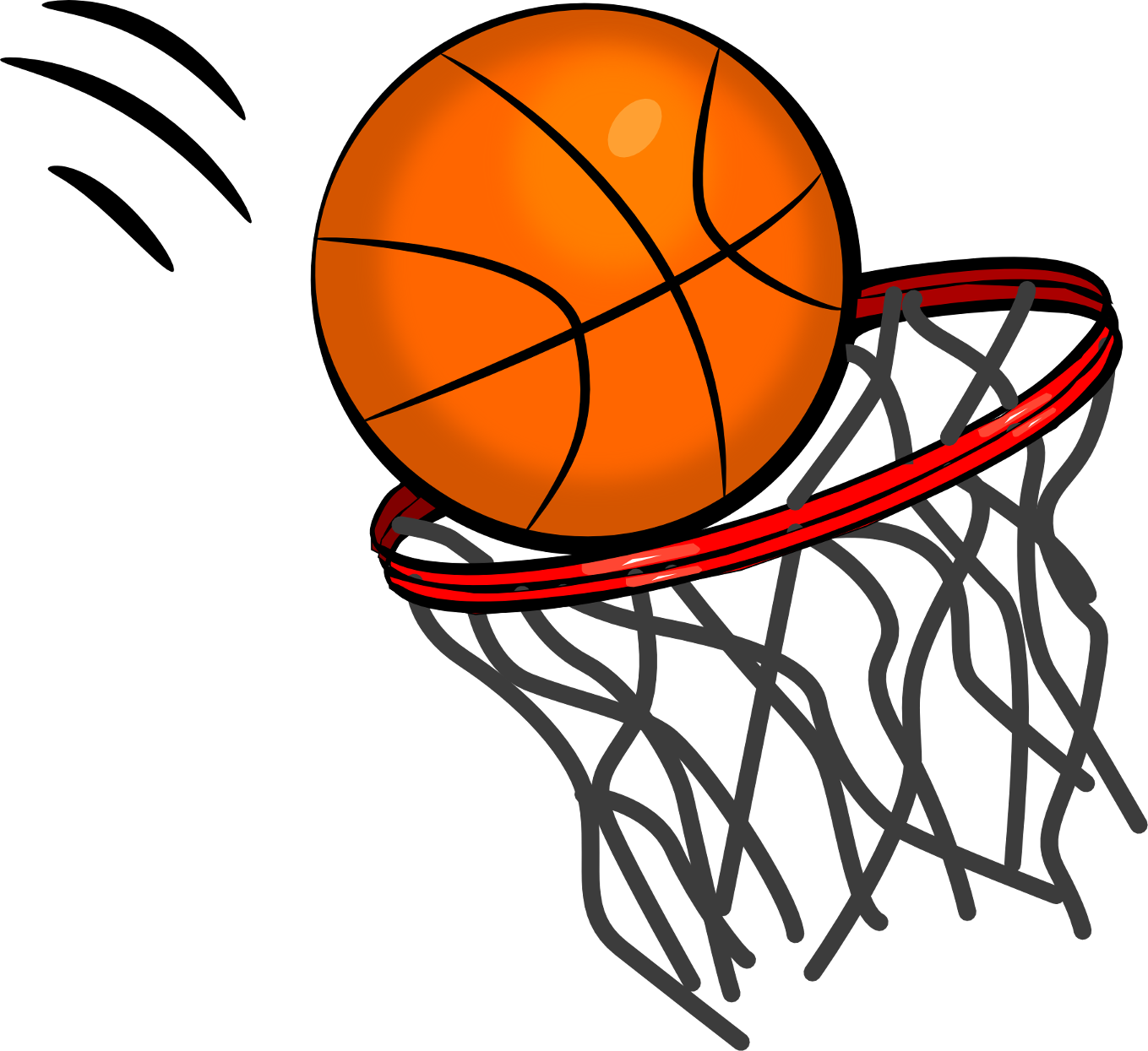 Basketball net clip art