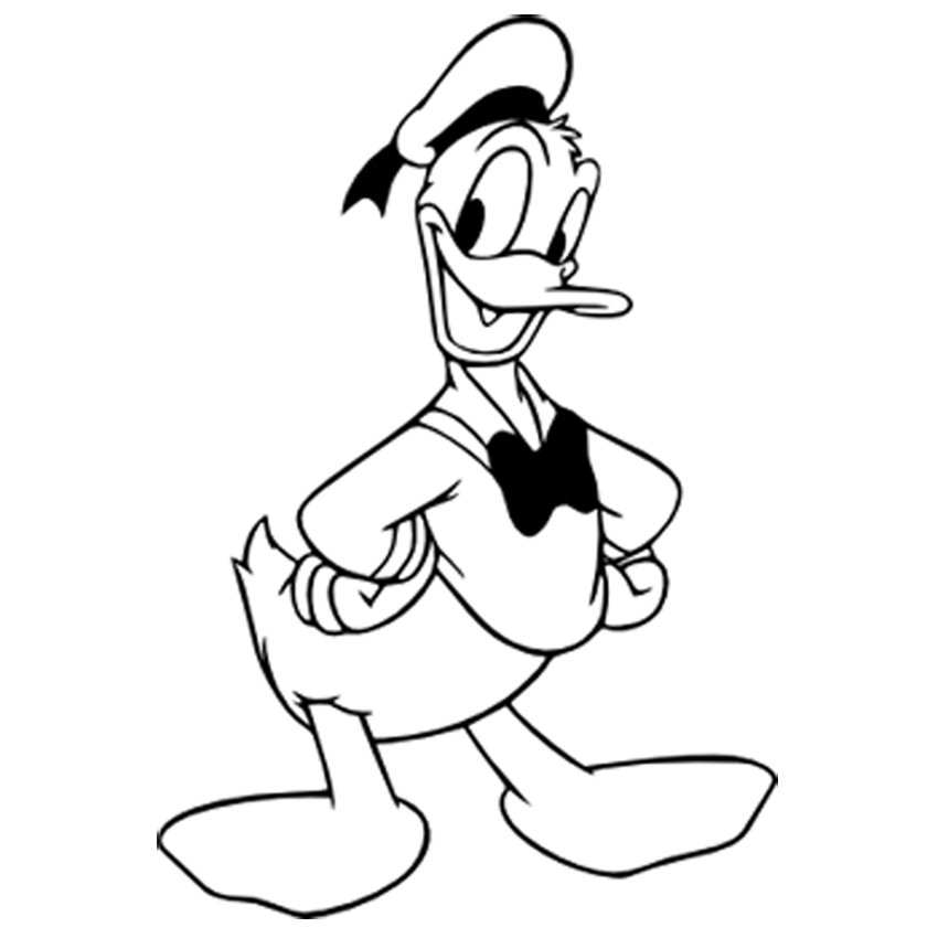 Duck Outlines - AZ Coloring Pages