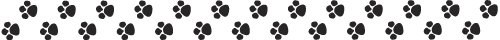 Paw Prints Border Clip Art