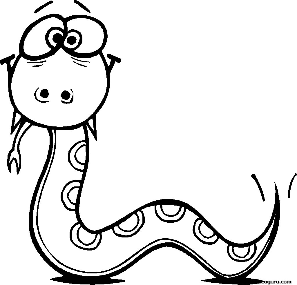 Coloring Pages To Print Of Snakes | Coloring Pages