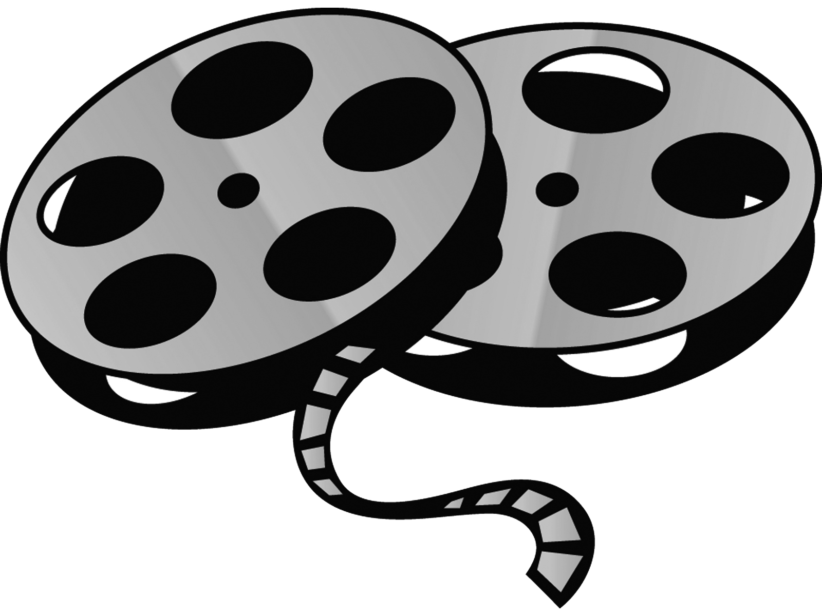 Movie reels clipart