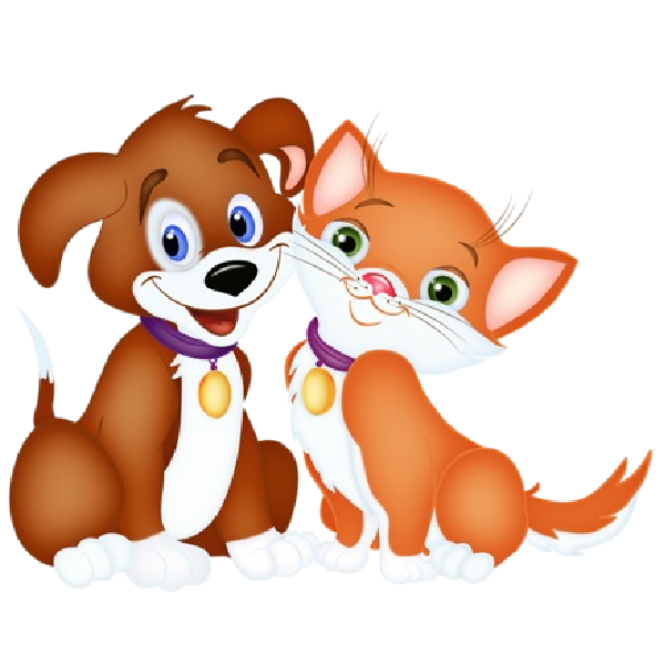 Cat and dog clipart