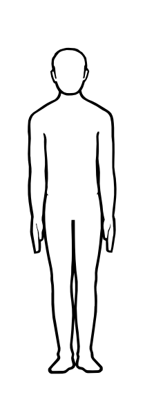 Printable Outline Of Person - ClipArt Best