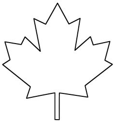 Canada, Leaf template and Flags
