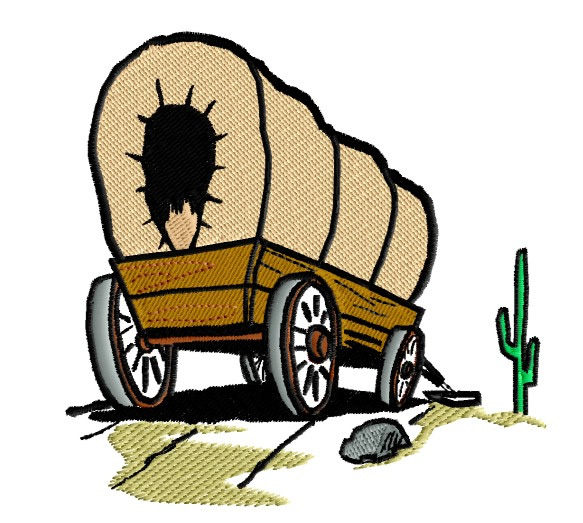 Covered Wagon Clipart