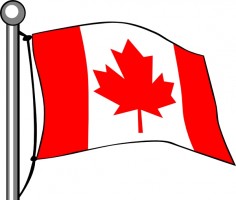 Canadian flag clip art Free vector for free download about (6 ...