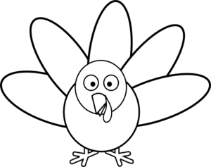 Turkey Line Art - ClipArt Best