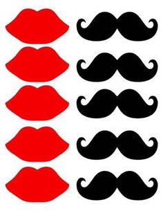 Mustache Template | Mustache Crafts, Moustache and Detec…
