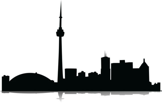 Toronto Skyline Silhouette Clipart - Free to use Clip Art Resource