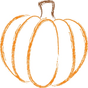 Pumpkin Outline Clipart Black And White - Free ...