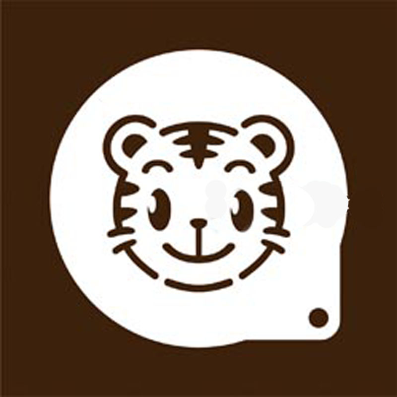 Aliexpress.com : Buy 3pcs cartoon animal tigers Acrylic Latte Mold ...