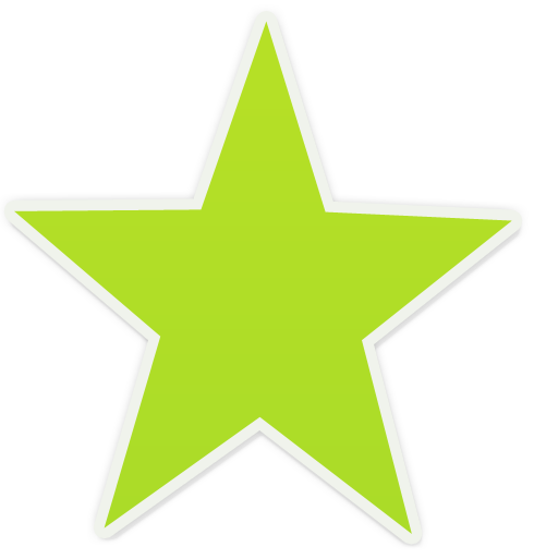 49+ Light Green Star Clipart