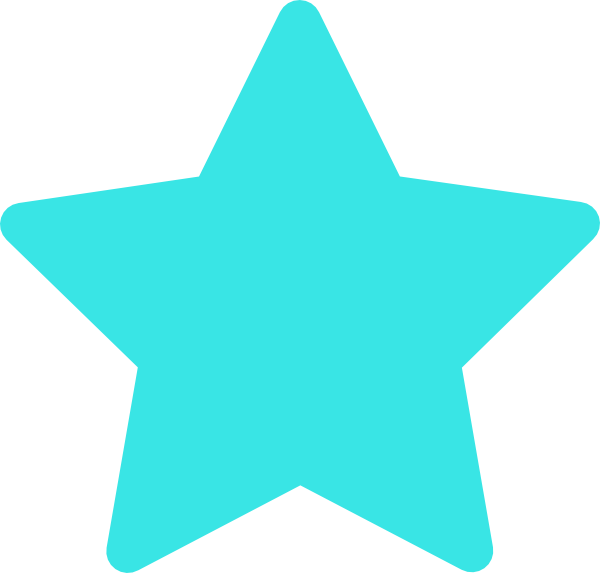 Star-blue Clip Art - vector clip art online, royalty ...