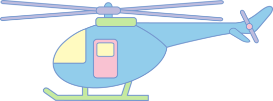 Cute Helicopter Clipart