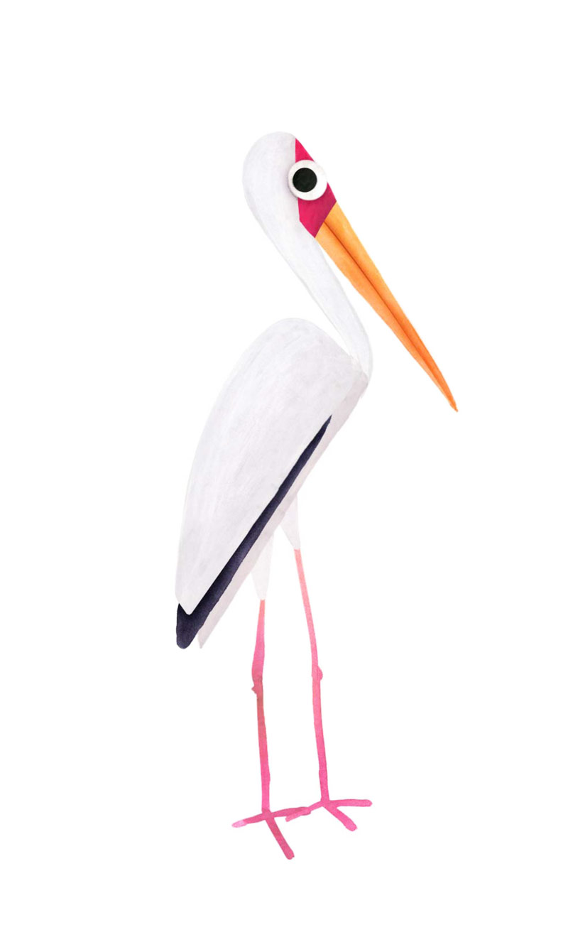 Milky Stork | Brendan Wenzel • Illustration