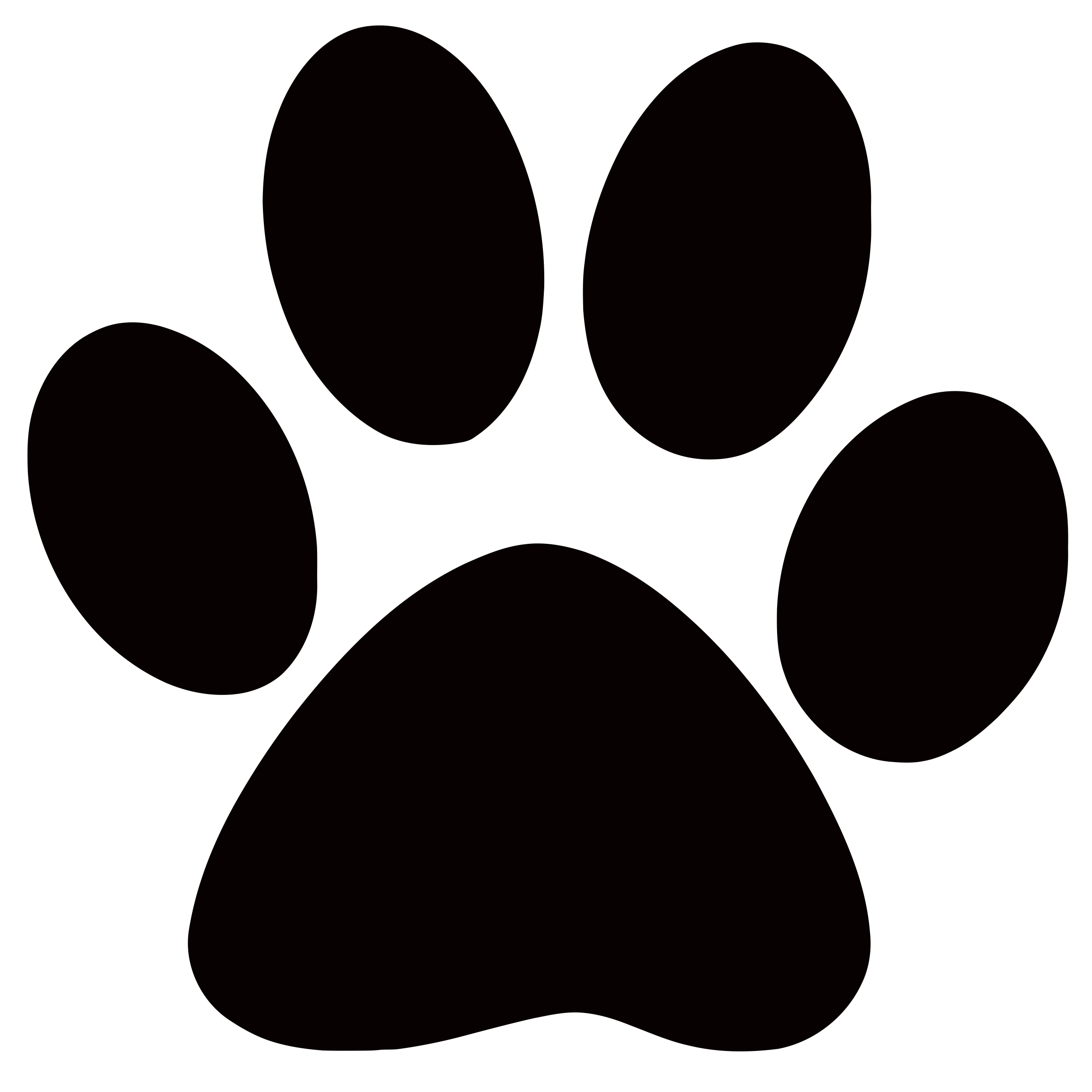 Dog Paw Print Template ClipArt Best