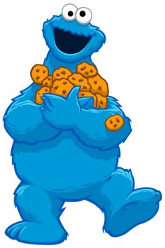 Cookie monster baby clipart