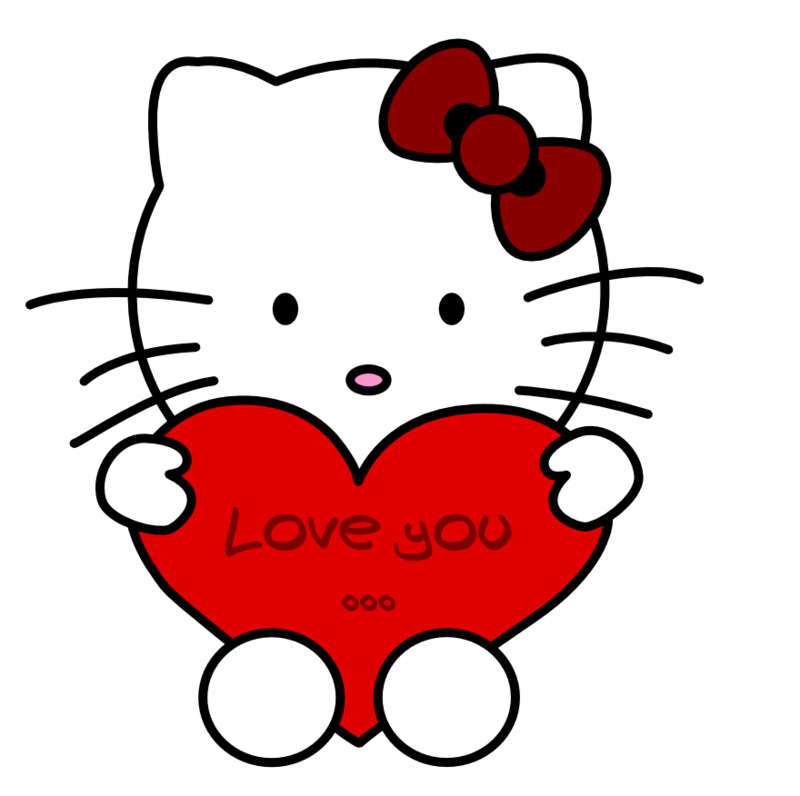 Love you... Hello Kitty by erysfoly on DeviantArt