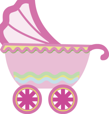 Image of Baby Stroller Clipart #3703, Cute Blue Baby Carriage Free ...