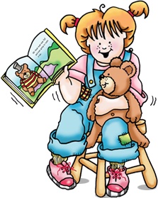 Cartoon Girl Reading - ClipArt Best