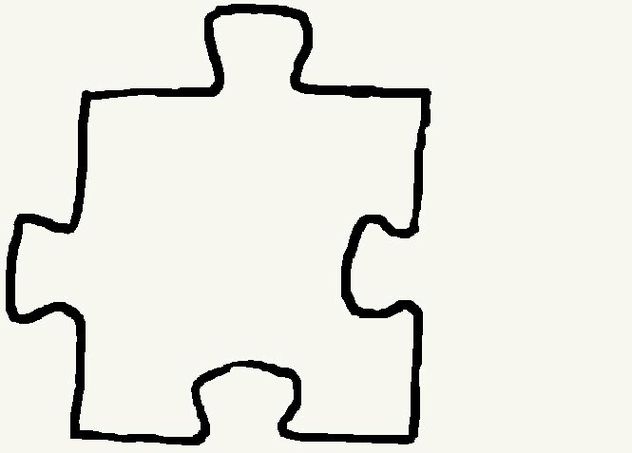 5 Piece Puzzle Template Clipart - Free to use Clip Art Resource