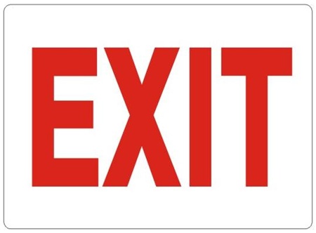 OSHA Compliant EXIT Sign