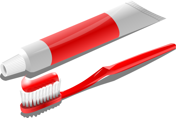 Toothbrush With Toothpaste 2 Clip Art - vector clip ...