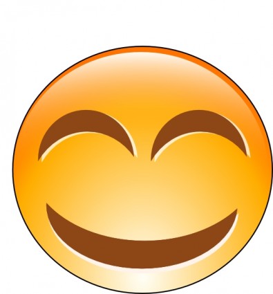 Laughing Smiley clip art Free vector in Open office drawing svg ...