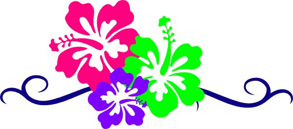 hibiscus flower border clip art - Seivo ...