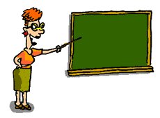 Free teacher-pointing-at-blackboard Clipart - Free Clipart ...