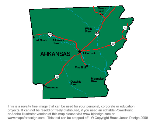 US State Printable Maps Alabama to Georgia, Royalty Free, clip art ...