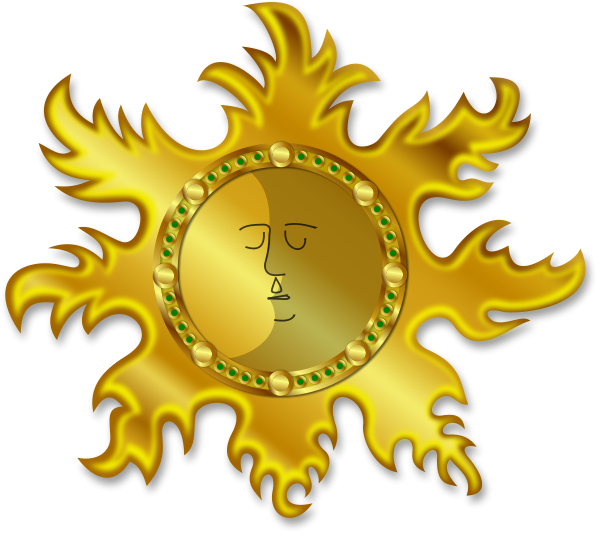 Sun and Moon Clipart, vector clip art online, royalty free design ...