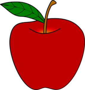 A Red Apple - ClipArt Best