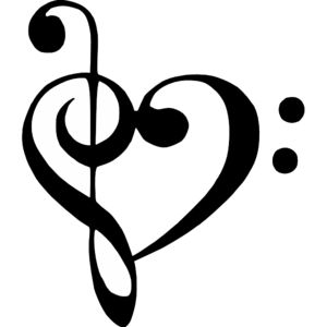 Treble Clef Heart | Treble Clef ...