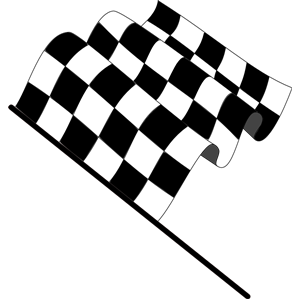 Wavy checkered flag clipart, cliparts of Wavy checkered flag free ...