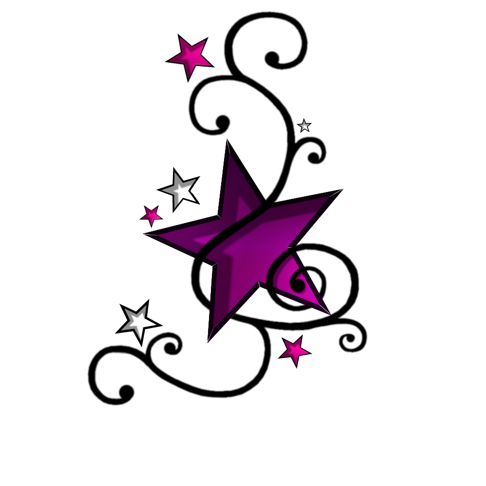 Drawings Of Star Tattoos | Free Download Clip Art | Free Clip Art ...