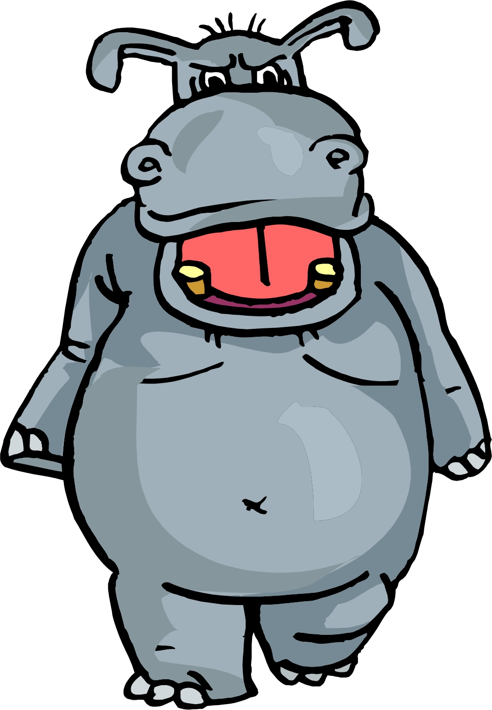 Cartoon Hippo