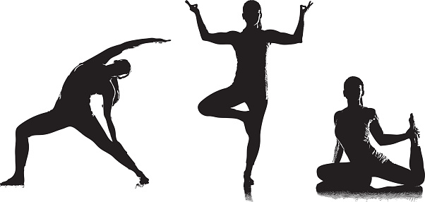 Tree Pose Clip Art, Vector Images & Illustrations