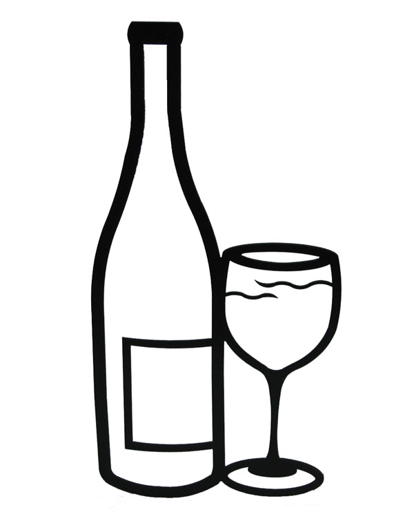 Wine Bottle Drawing Clipart - Cliparts and Others Art Inspiration