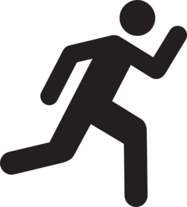 Clip art of running