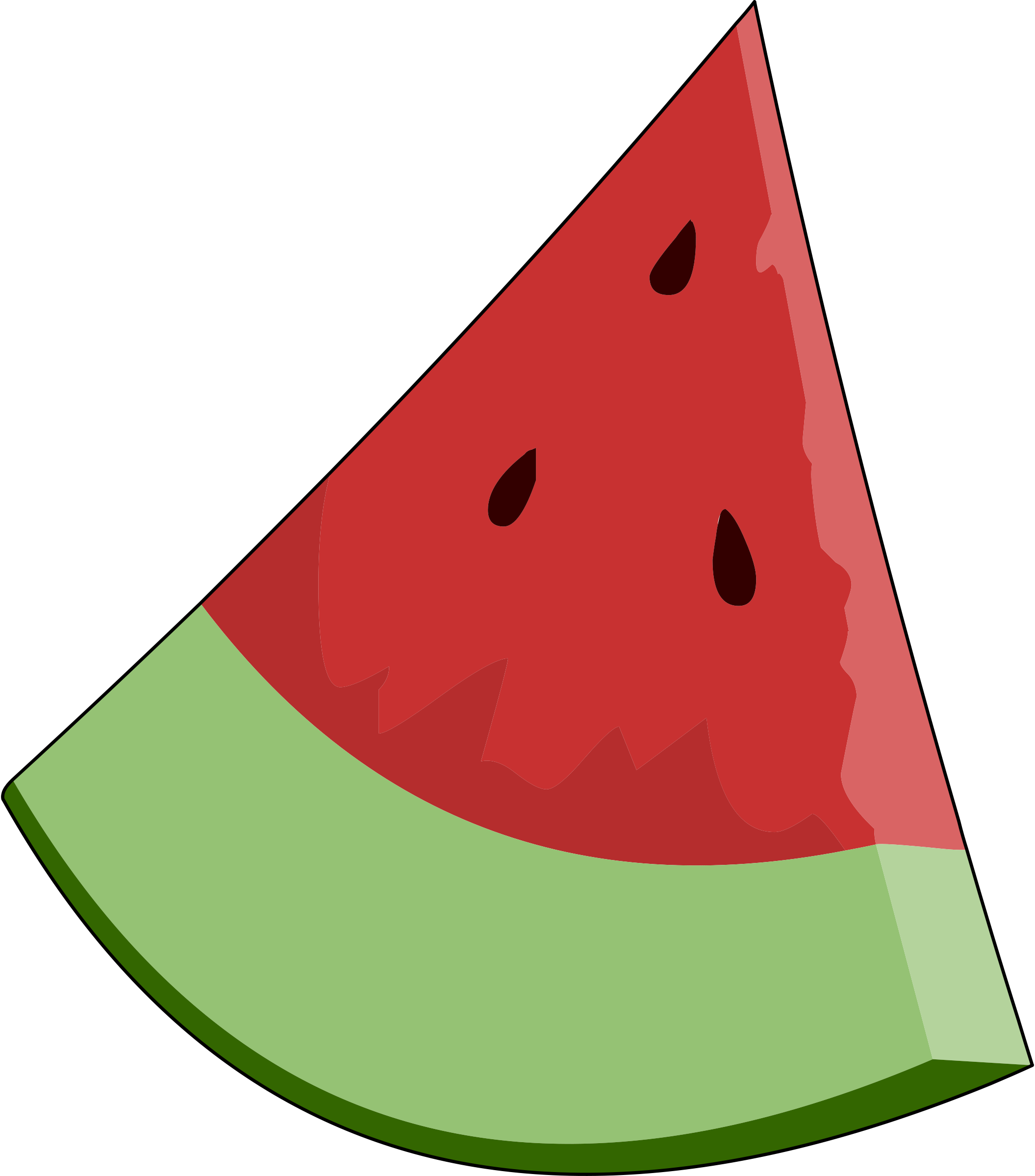 Watermelon clip art - Clipartix