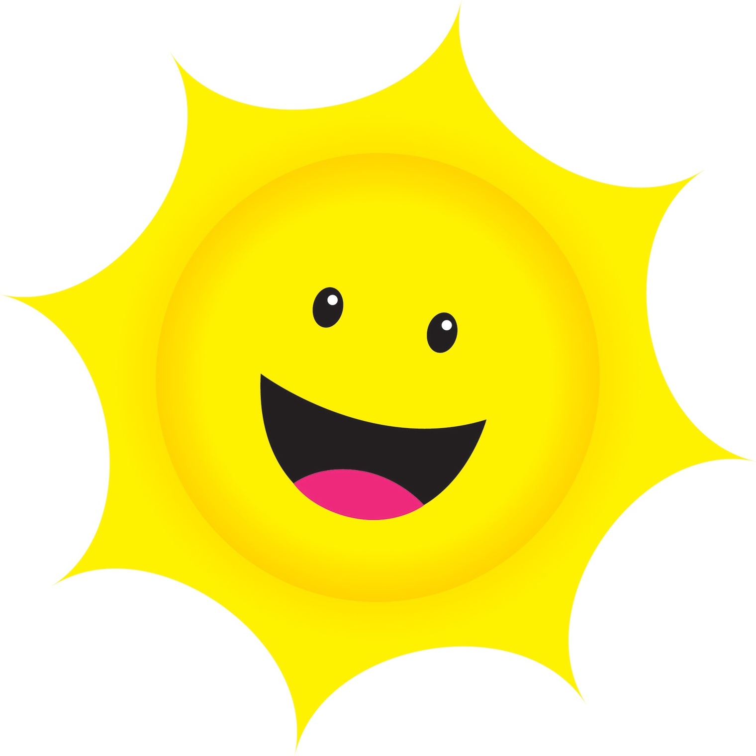 Clip Art Smiling Sun – Clipart Free Download